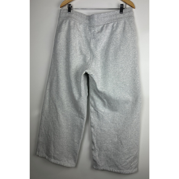 Lululemon Scuba Mid-Rise Wide-Leg Pant Full Length Heathered Light Gray Size 14 - Picture 8 of 14